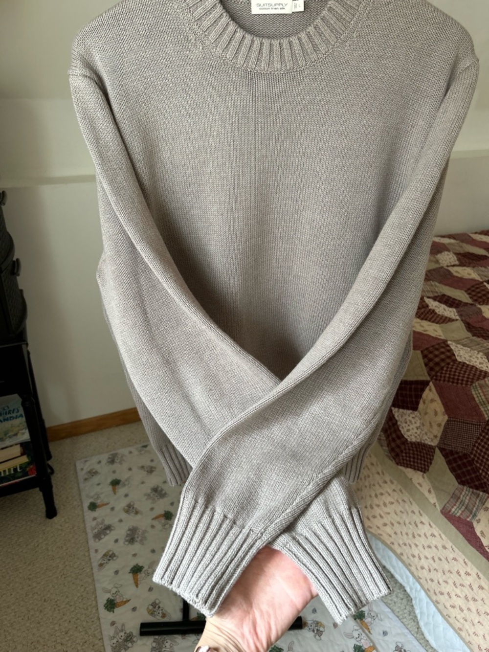 Suitsupply Cotton Linen Silk Crew Neck Sweater - Picture 5 of 9